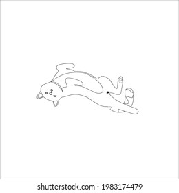 Cat Butt Coloring page for Cat Lovers