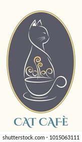 Cat Cafe Logo