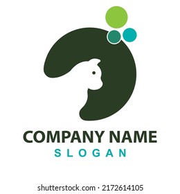 cat care logo design template