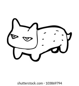 caricatura del gato