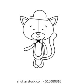 cat cartoon character icon image 