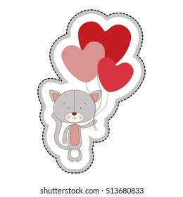 cat cartoon character icon image 