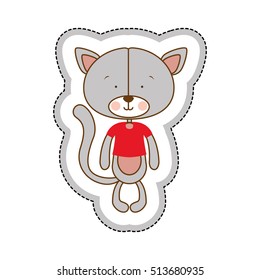 cat cartoon character icon image 