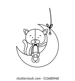 cat cartoon character icon image 