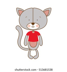 cat cartoon character icon image 