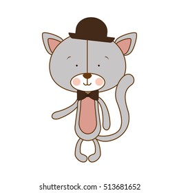 cat cartoon character icon image 