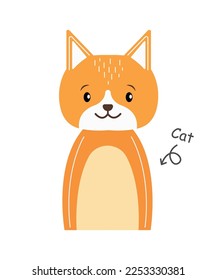 Cat Cartoon character Vector .