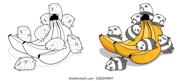 página de coloreado de dibujos animados para niños