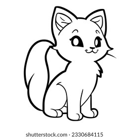 cat cartoon cute icon kitty
