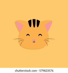 Cat cartoon face