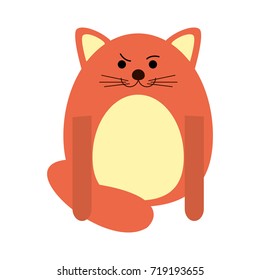 cat cartoon icon image 
