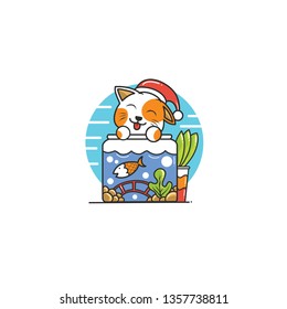 Cat Cartoon Illustration