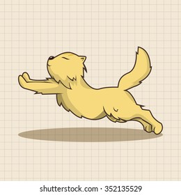 cat cartoon theme elements