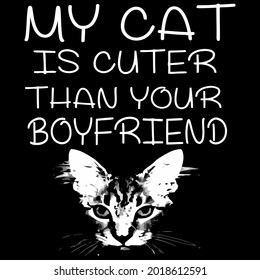 cat catlover pet kittens bandana art design vector illustration for use in design and print poster canvas