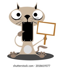 cat cats humor feed me cat feeding ankle ocks art design vector illustration for use in design and print poster canvas