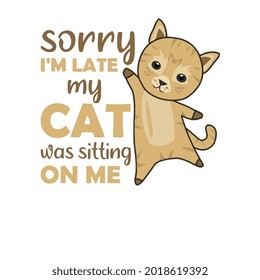 cat cats kittens funny aying cute animals unisex art wo art one vector design illustration print poster