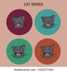cat character image vector source