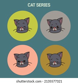 cat character image vector source