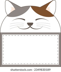 Design der Kennzeichen der Katze
