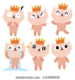 cat character vector design