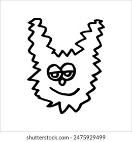 cat character vectors for illustration of icon