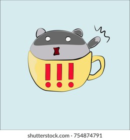 cat in a circle with emotions