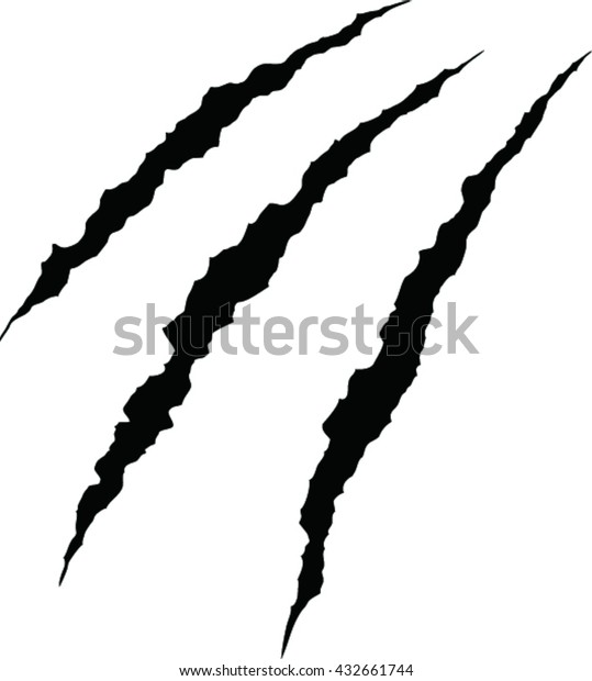 Cat Claws Scratches Vector Illustration Stock Vector Royalty Free 432661744 - 30 claw scratch clipart roblox free clip art stock