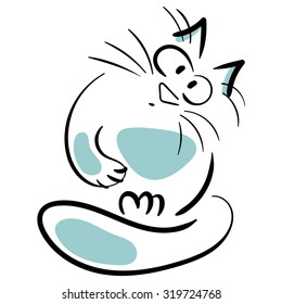 Cat cocked his head.