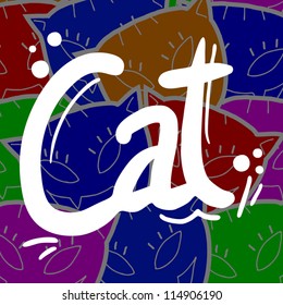 Cat color pet message