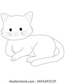 cat coloring book for kids