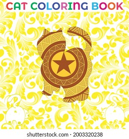 libro de coloración de gatos para los amantes de los gatos 