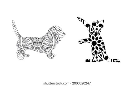 libro de coloración de gatos para los amantes de los gatos 