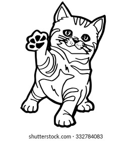 Cat Coloring Page