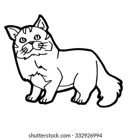 Cat Coloring Page