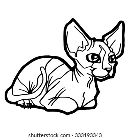 Cat Coloring Page