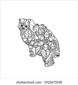 Cat Coloring page for kids