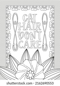 Farbseiten für Katzen. Farbangebot. Vektorgrafik.