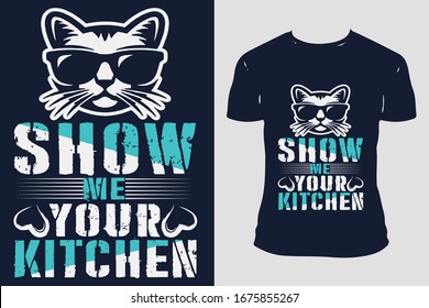 Cat Custom Typography Trendy
Cat T-shirt Design Template Vector And Cat T-Shirt Design
,Cat Vector Illustration With T-shirt mockup