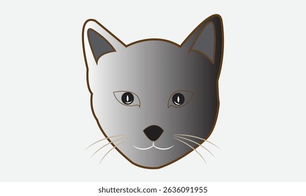 Cat cute emoji icon vector image