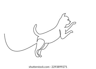 cat cute fun happy calm head minimalist line art