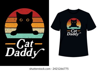 Cat Dad | Funny Cat Daddy T-Shirt Design