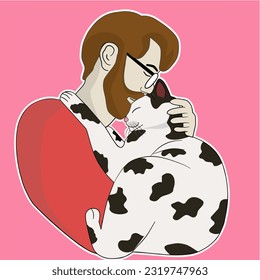 cat dad - my pawsome daddy