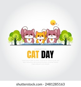 Cat Day, celebrated on August 8th, is dedicated to honoring and appreciating cats, one of the world's most beloved pets.