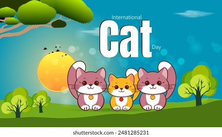 Cat Day, celebrated on August 8th, is dedicated to honoring and appreciating cats, one of the world's most beloved pets.