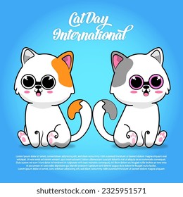 CAT DAY INTERNATIONAL CAT BACKGROUND