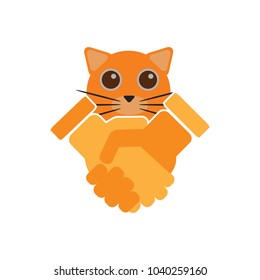 Cat Deal Logo Icon Design