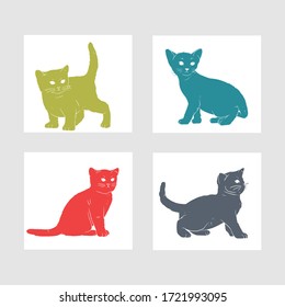 Cat Decorative Wall Art Scandinavian