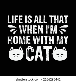 Cat design can use t shirt, hoodie, cap, mug etc. Ready to use file.