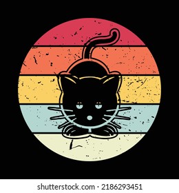 Cat design can use t shirt, hoodie, cap, mug etc. Ready to use file.