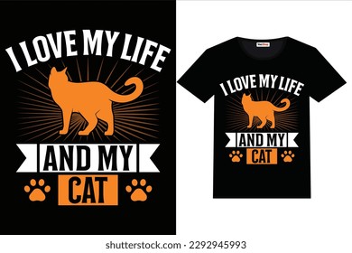 Gato Diseño gatito gato gaucho gaucho, diseño de camisetas, estampado de camisetas, camiseta de tipografía, tienda, horror, camiseta, diseño,
